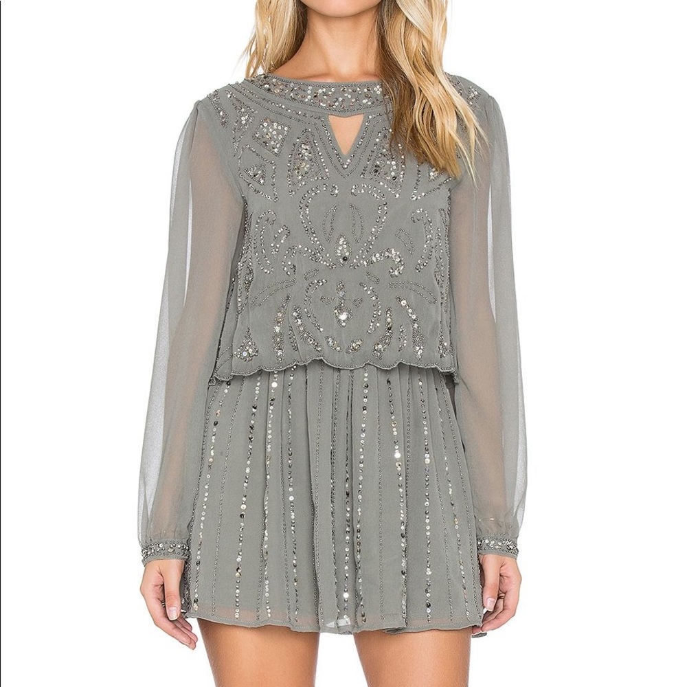 RAGA beaded mini dress size M